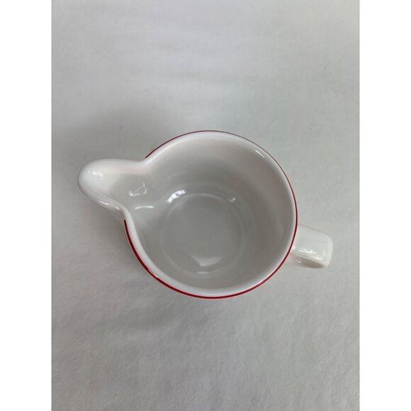 VTG Waechtersbach Ceramic Creamer Pitcher with Christmas Tree in Snow Graphic - Picture 5 of 5